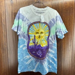 Wayward Son Men's Graphic T Shirt Size Medium Large LyricCulture Tye Dye Color